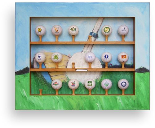 Golfballvitrine gestaltet von Andreas Falke - Sprockhvel